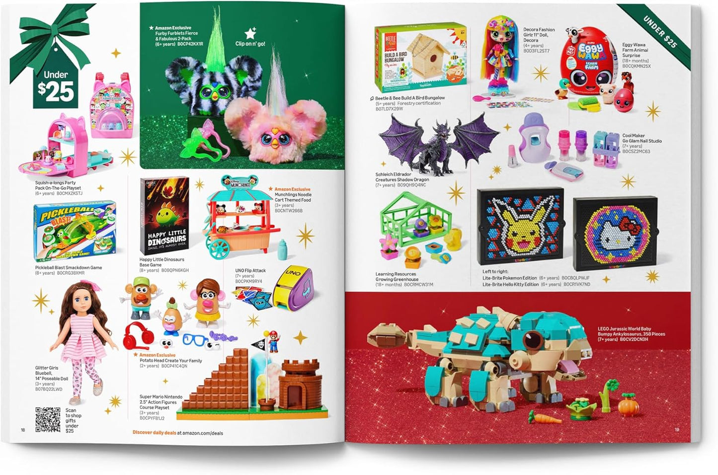 Amazon's 2024 Holiday Kids Gift Book: Share the Joy with Over 700 Toys, Activities & Stickers!