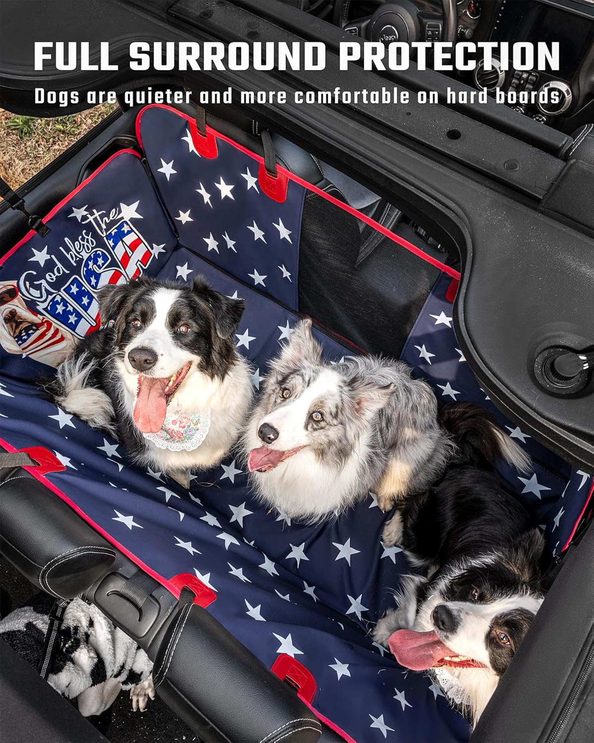 Enhance Road Trips: Heavy Duty Dog Seat Extender & Car Bed for All Vehicle Types