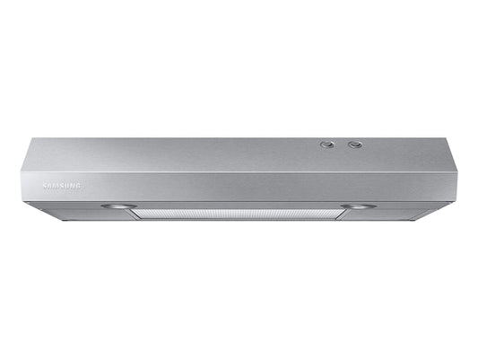 Enhance Your Kitchen with Samsung NK30B3500US 30" Stainless Steel Under Cabinet Hood, 200 CFM, Dual LED Cooktop Lighting