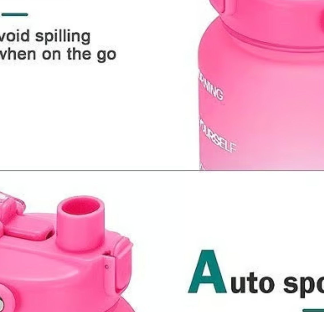 Stay Hydrated with Our 64 oz Motivational Water Bottle with Time Markers for Fitness and Outdoors