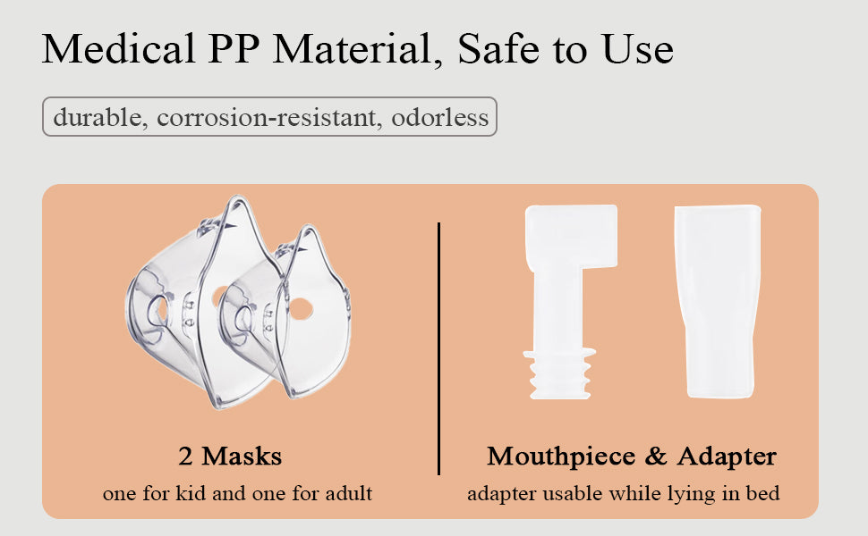Nebulizer Machine for Personal Use - Portable Compressor with Tubing Kits