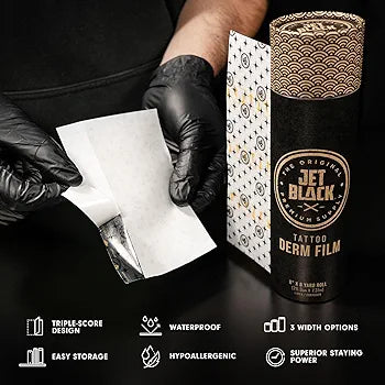 Tattoo Aftercare Wrap 6 in x 8 yd - Waterproof Breathable Adhesive Bandage