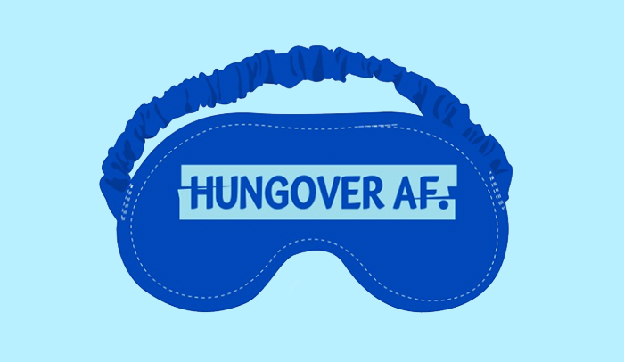Ultimate Comfort with Vita Coco "Hungover AF" Eye Mask for Restful Sleep