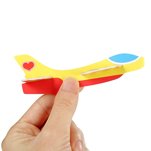 Nasidear 35 Pack Valentines Day Gifts Cards with Foam Airplanes,Valentine's Greeting Cards for Kids School Exchange,Classroom Prizes,Valentine’s Gift