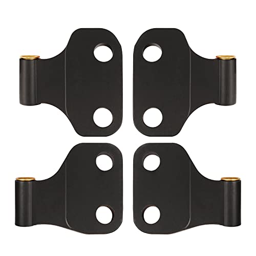 Hooke Road Wrangler Body Door Hinge Set Compatible with Jeep Wrangler JL 2-Door 2018-2023 (Set of 4 Hinges)