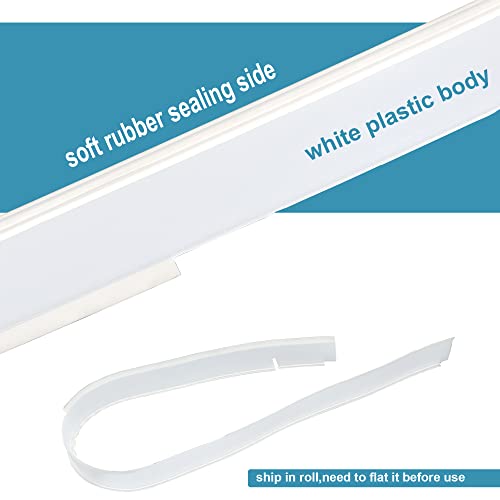 154576501 809006501 Dishwasher Bottom Door Gasket Replacement for Frigidaire 154576501 with Cut Out on Bottom Replaces 154297601 154297602 154576501 154759101 BBBD2432KF0 CDB350NB3A BGHD2433KB0