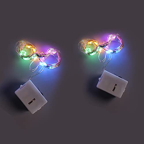 2pk Artificial Sunflower Bouquets w/ LED String Lights & Gold Metal Wall Mounts