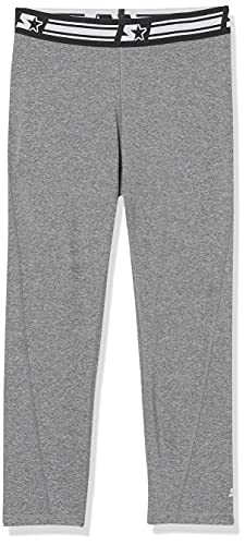 Starter Women's 20" Light-Compression Athletic Capri Legging, Amazon Exclusive, Carbon Grey Jaspe, Small