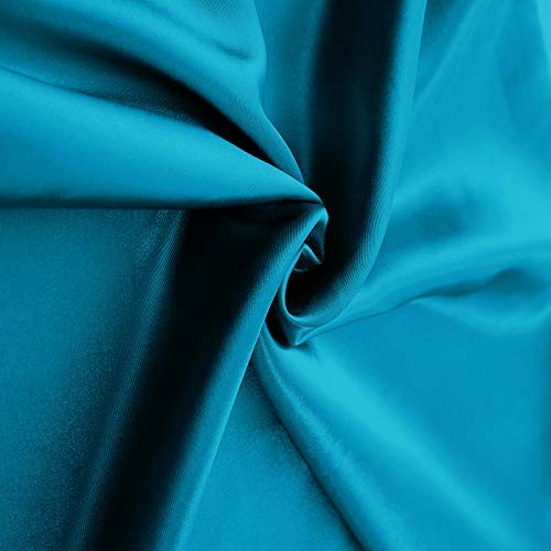 20"x54" Blue Super Soft Silky Satin Body Pillow Cover w/ Envelope Closure