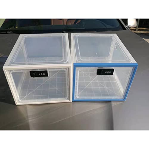 Versatile Transparent Lockable Box: Perfect for Home, Office, Fridge - Odorless, Durable Storage for Safety & Organization