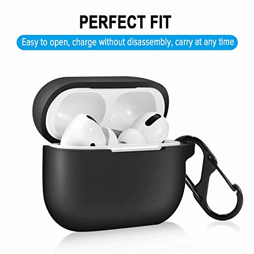 LiZHi for Airpods Pro 2nd Generation Case Cover 2022, Soft Silicone Skin Cover Shock-Absorbing Protective Case with Keychain for New Apple Airpods Pro 2 Case