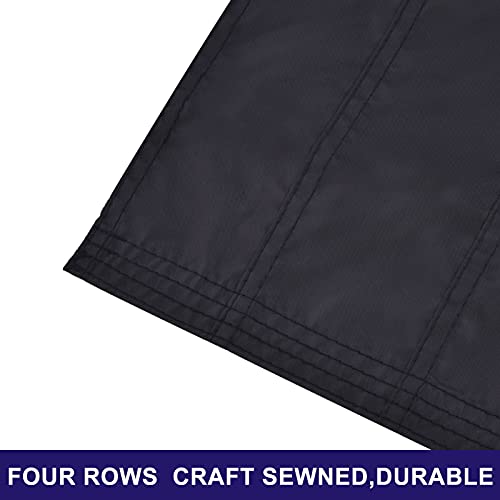 All Black American Flag 3x5 Ft All Black US Flag, Embroidered Stars, Sewn Stripes, Brass Grommets Nylon Black Flag, Heavy Duty USA Flags for Outdoor, Durable & Fade Resistant US Banner