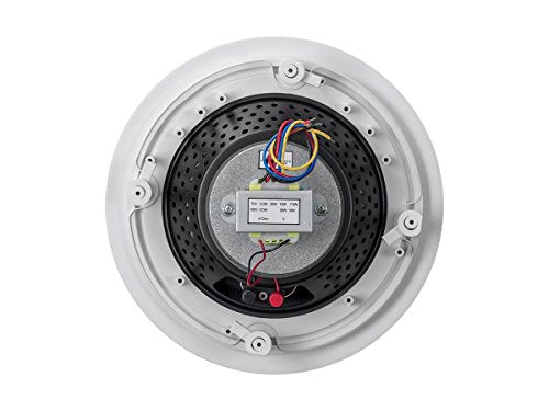 Monoprice Commercial Audio Metro Coax Ceiling Speaker (No Logo) - 8 Inch (Pair) 30W, 70V
