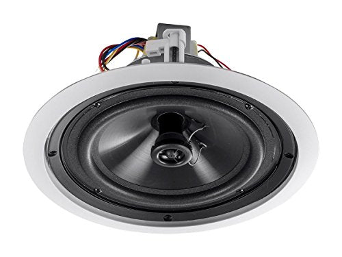 Monoprice Commercial Audio Metro Coax Ceiling Speaker (No Logo) - 8 Inch (Pair) 30W, 70V