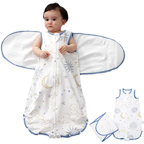 2pk 1 TOG Rated Sleep Sack Swaddle Sleeping Bag Wearable Blanket