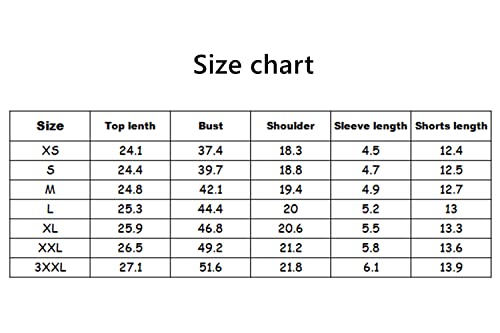 2pk (4pcs) Size XS Cute Cartoon T-Shirts & Shorts Pajamas Sets
