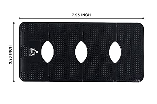 Ultimate Anti-Slip Car Pad: Universal, Reusable Dashboard Mat for Phones, GPS, More | Heat Resistant, Washable, Strong Adhesion, Safe Driving Aid | Also for Office, Kitchen