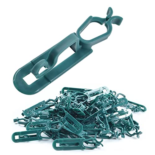 Christmas Gutter Clips for Hanging Outdoor Lights, 60 Pcs Strip Light Clips Hooks, Universal Gutter Hooks Outdoor Light Clips Compatible with C9, C7, C6 for Outdoor Roof, Shingles, Roof Ridge, Fence