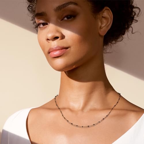 14K Gold Heart Layered Choker Necklace for Women - Perfect Birthday, Valentine's, Mother's Day Gift with Boho Beads