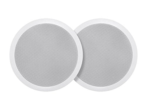 Monoprice Commercial Audio Metro Coax Ceiling Speaker (No Logo) - 8 Inch (Pair) 30W, 70V