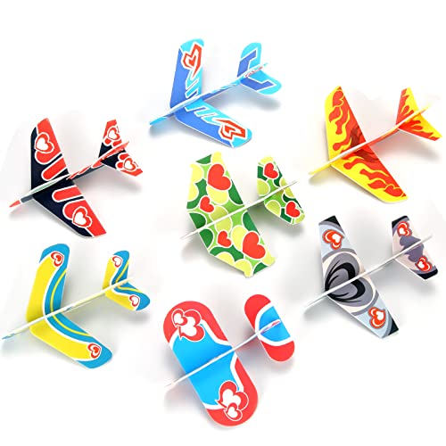 Nasidear 35 Pack Valentines Day Gifts Cards with Foam Airplanes,Valentine's Greeting Cards for Kids School Exchange,Classroom Prizes,Valentine’s Gift