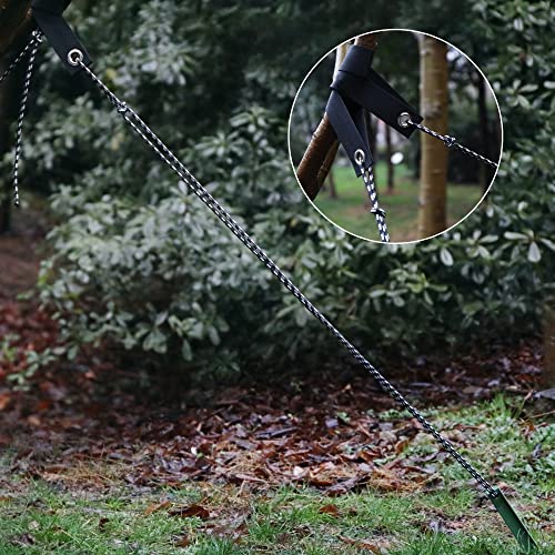 Liliantus 2-Pack Tree Stakes Kit, Anchor Tree Support Strap with Stakes for Garden Plant