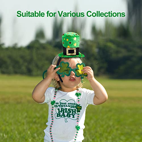 DoeDoe St. Patrick's Day Headbands green headband Set of 4, Woman Man and Kids St Patrick’s Day Costome Green Headbands Green Ireland Costume Hair Accessories for Adults and Children