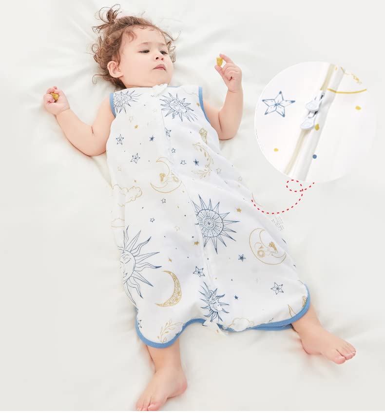 2pk 1 TOG Rated Sleep Sack Swaddle Sleeping Bag Wearable Blanket