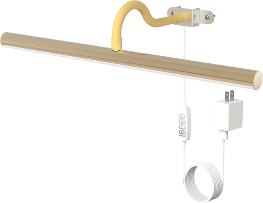 16.6" 10W Dimmable LED Metal Art/Picture Lamp w/ Gooseneck Arm & 3 Light Modes