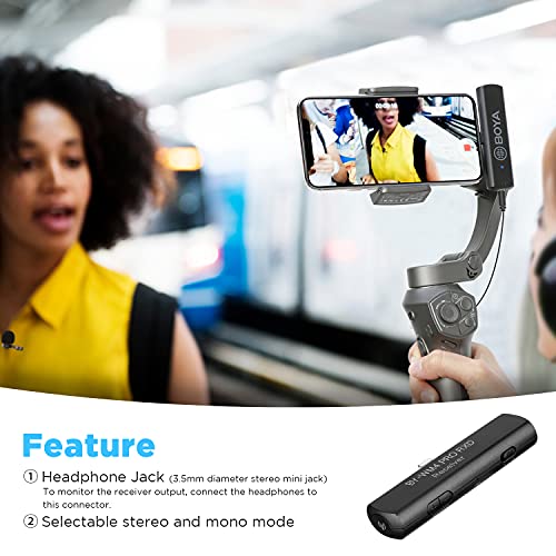 BOYA BY-WM4 PRO-K3 2.4 GHz Wireless Microphone System For iOS Devices