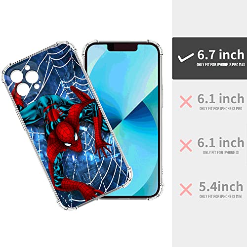 Casestudioo Case Designed for iPhone 13 Pro Max for Men Boys, Shockproof Protective,Anti-Yellow iPhone 13 Pro Max Case with Slim Soft TPU Cover (6.7inch)