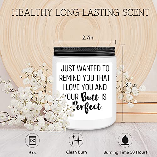 Birthday Gifts for Women Her - Funny Romantic Gifts for Her Birthday Anniversary Thanksgiving Christmas Gift for Girlfriend Wife BFF Friend Best Lavender Candle Gifts for Her (Love You)