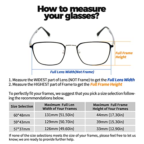 MVICRDU Clip on Sunglasses over Prescription Glasses for Men & Women Flip up Sunglasses Polarized UV Protection Lens CG3