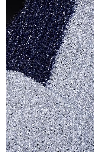 Stylish Purple Sparkle V-Neck Cropped Sweater for Trendy Fall & Winter Fashion