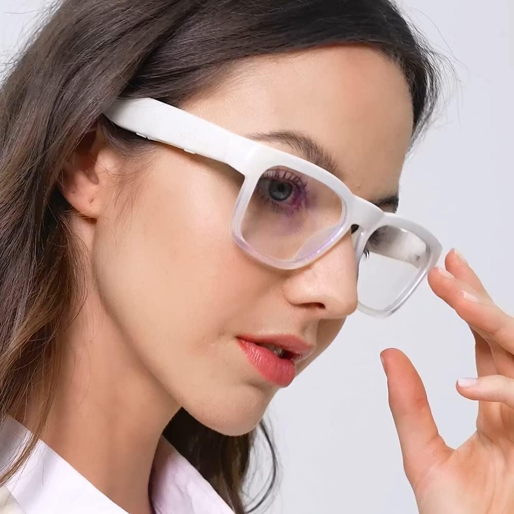 Open Ear Bluetooth Smart Glasses w/ Blue Light Blocking Lenses & Voice Controls