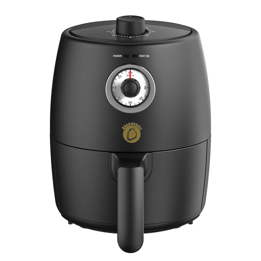 Retro Air Fryer 2 QT: Compact, Non Toxic, Dishwasher-Safe Mini Fryer for Small Spaces & Quick, Healthy Cooking