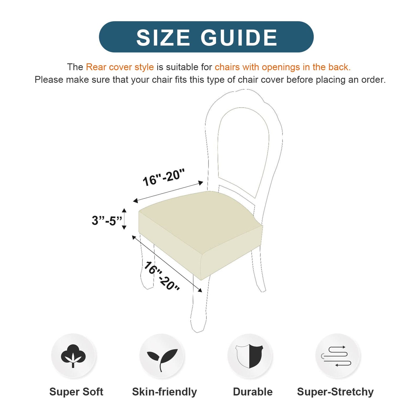 Revamp Your Dining Space: 2-Pack Dark Gray Waterproof Chair Covers for a Chic, Protected Seating Experience