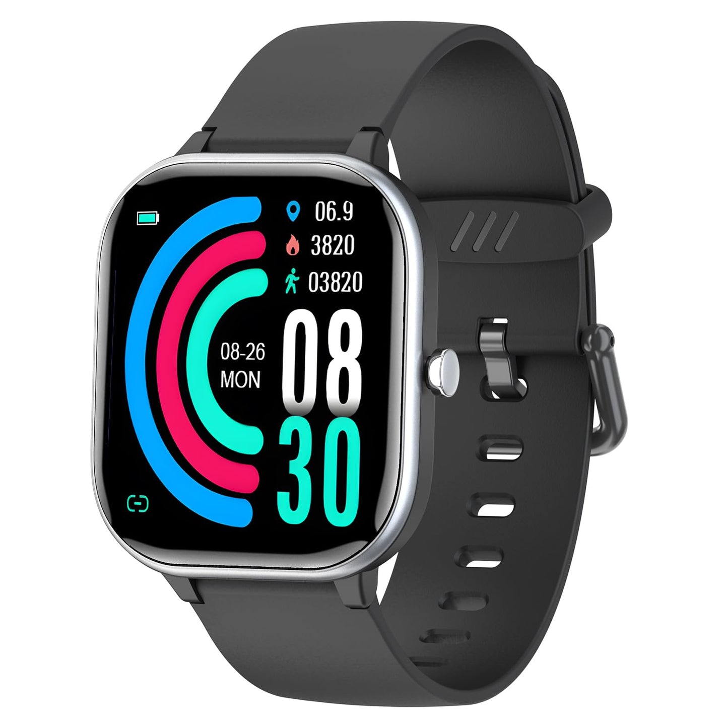 Kids Smart Watch: Fitness Tracker, Pedometer, Heart Rate & Sleep Monitor, DIY Face for Ages 6+ - Perfect for Active Boys, Girls & Teens
