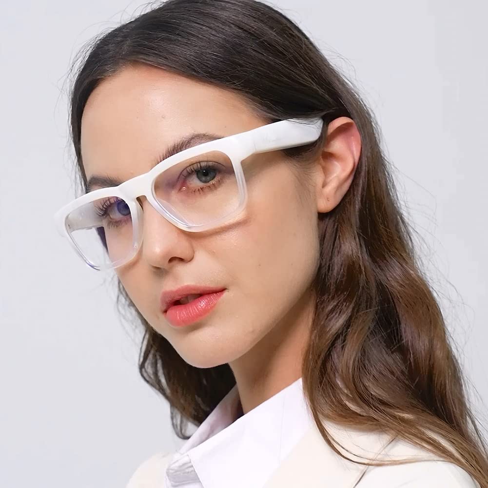 Open Ear Bluetooth Smart Glasses w/ Blue Light Blocking Lenses & Voice Controls