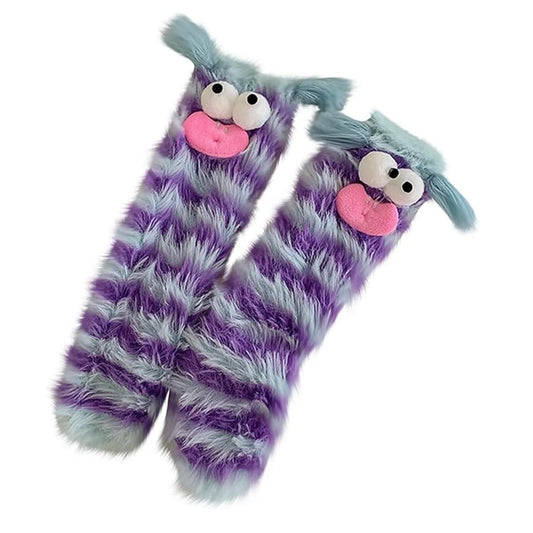Cozy & Cute Women's Fuzzy Socks: Perfect Warm, Soft Fluffy Slipper Socks for Winter Comfort