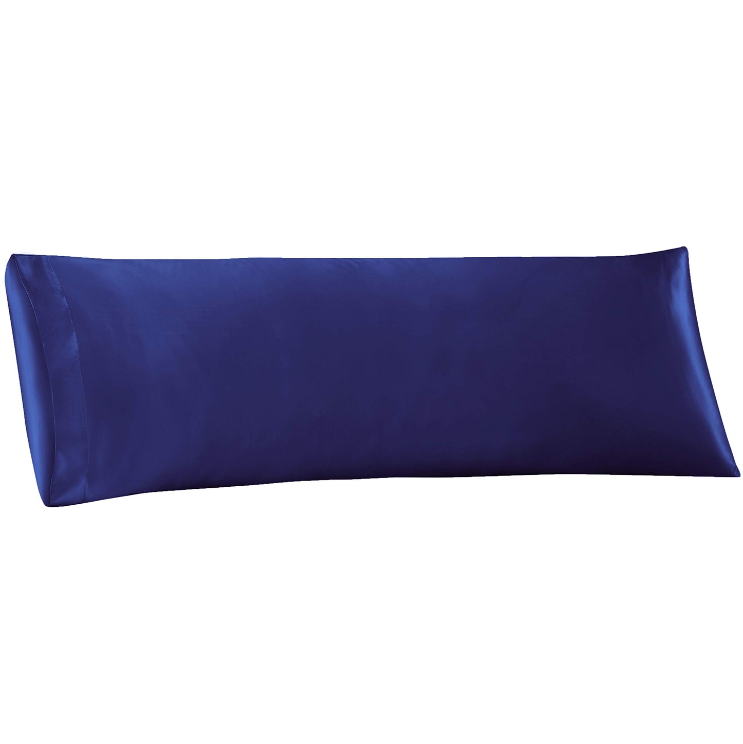 20"x54" Navy Blue Super Soft Silky Satin Body Pillow Cover w/ Envelope Closure
