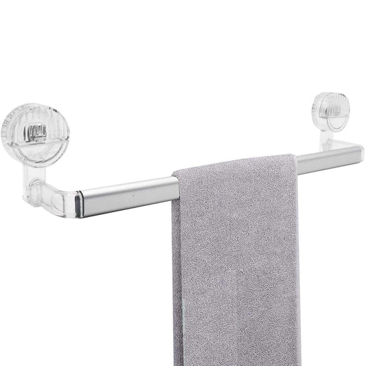 Suction Cup Towel Bar 18" - Versatile & Removable for Bathrooms & Kitchens
