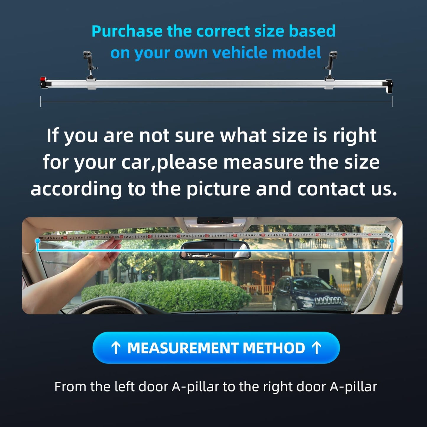 45.5" x 35.4" Retractable Vehicle Windshield Sunshade