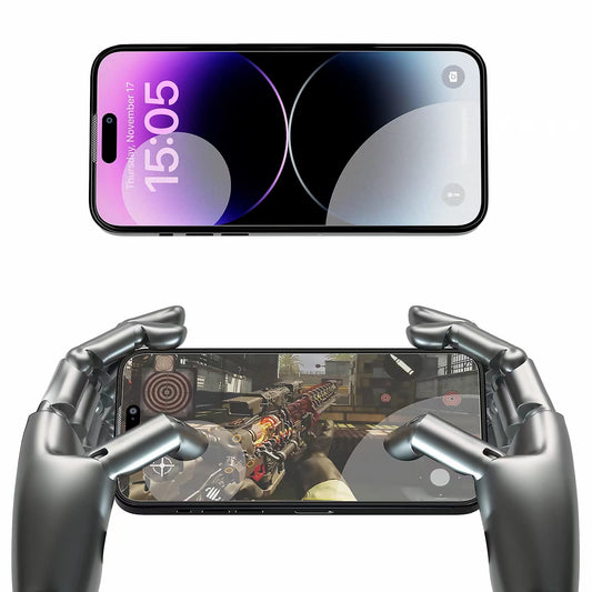 2pk iPhone 14 Pro Gaming Screen Protectors w/ Dedicated Frosted Thumb Controls