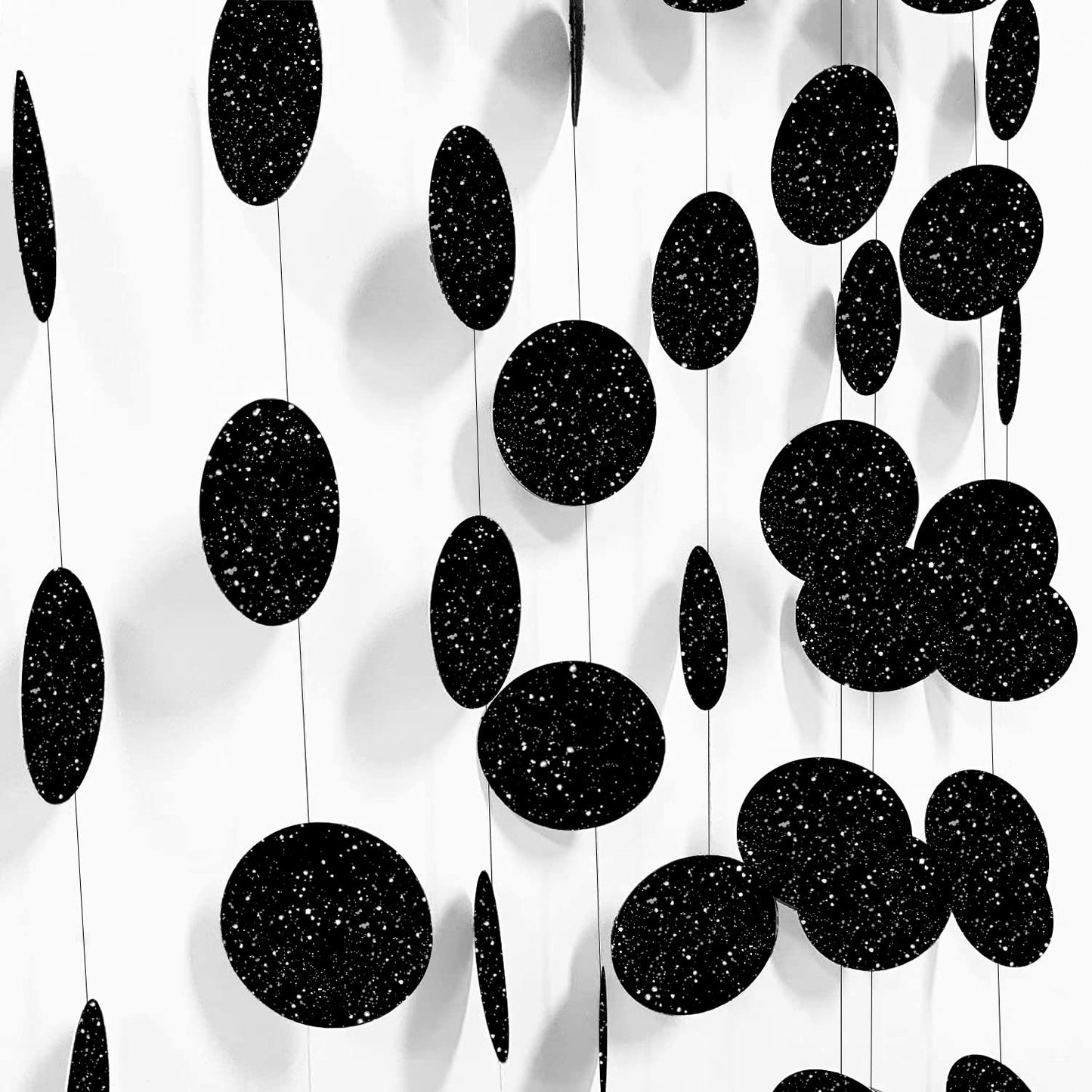 Black Happy Birthday Banner with Lights - Ideal Glow Decor for Both Men & Women