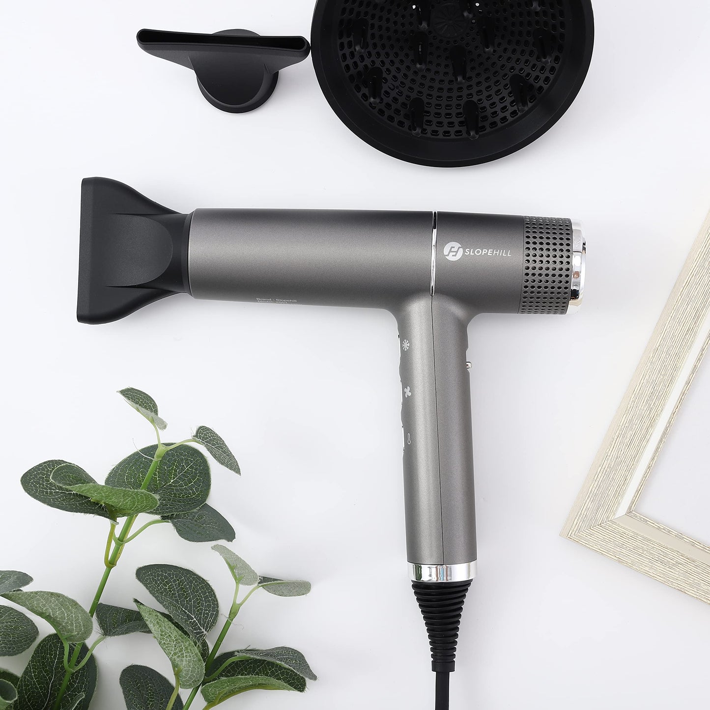 Brushless Motor Hair Dryer w/ Fault Diagnosis/Microfilter/Oxy Active Technology