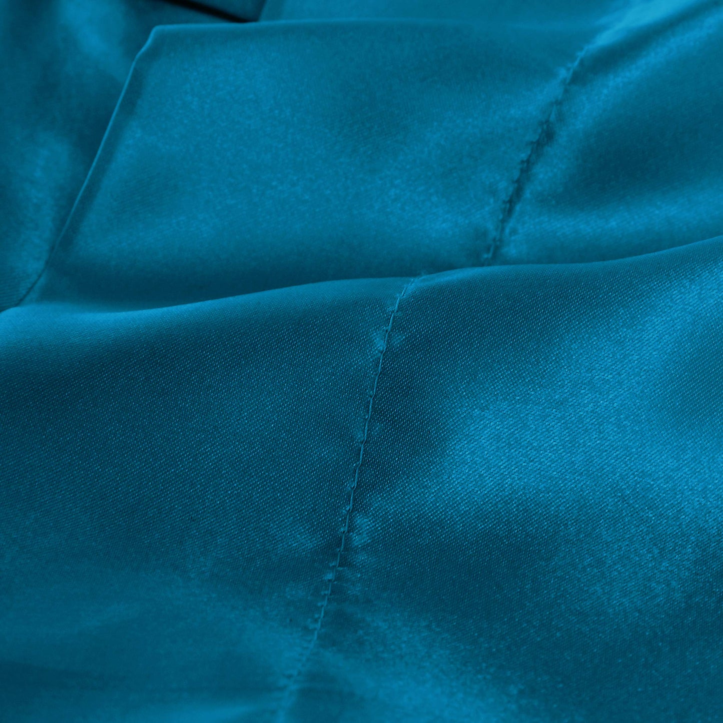 20"x54" Blue Super Soft Silky Satin Body Pillow Cover w/ Envelope Closure