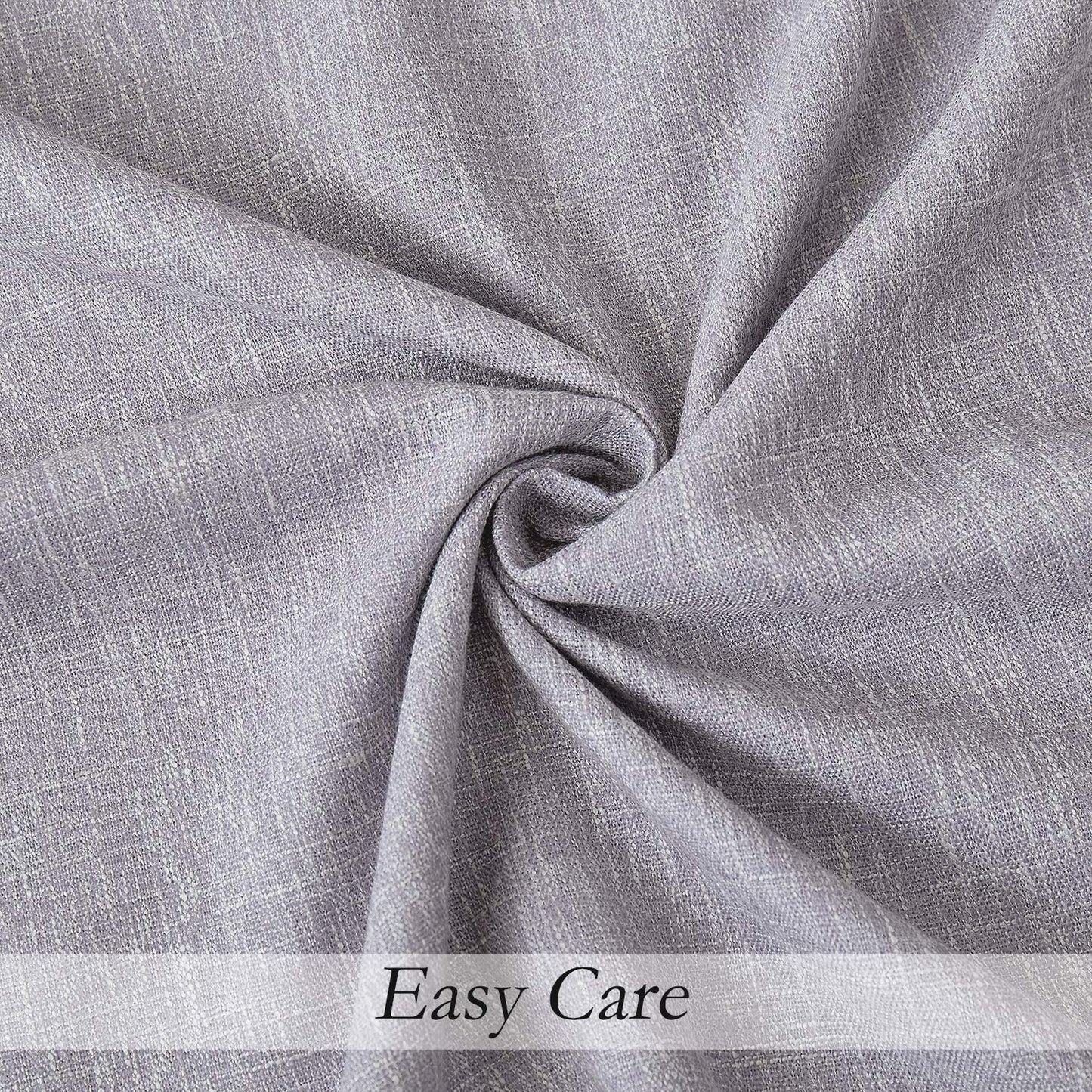 1 Panel Lavender Purple Blackout Curtain Panel with Liner, Noise Reducing, 50" x 84" - Ideal for Bedrooms & Living Rooms