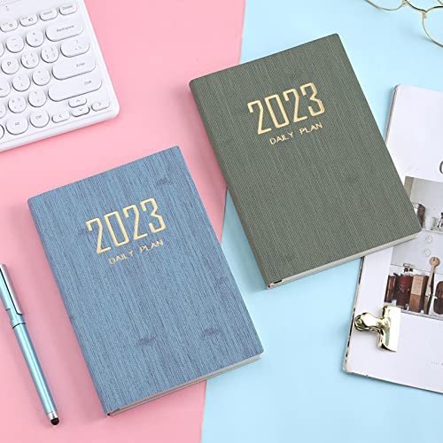 GuaziV Planner 2023-2024, Monthly & Weekly & Daily Planner to Increase Productivity, A5 Day Business Work Planners for Men Women (3 Colors Available Grey, Teal, Pink)