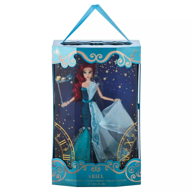 Ariel Limited Edition Doll – The Little Mermaid – Disney Designer Collection Midnight Masquerade Series – Fashionably Late – 12''